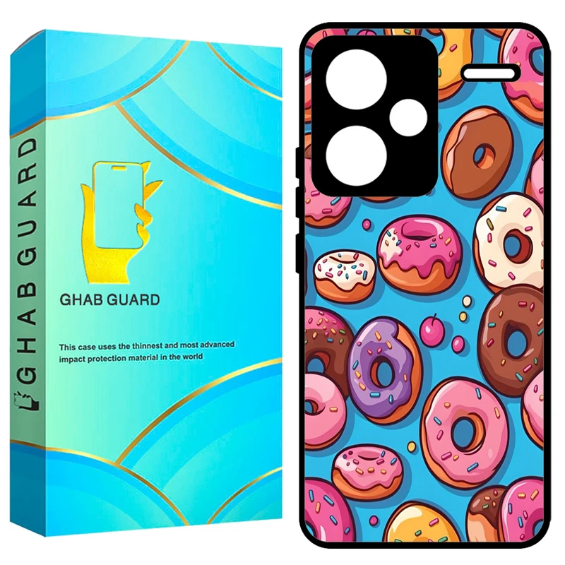 کاور قاب گارد طرح دونات مدل GCHPN13PL مناسب برای گوشی موبایل شیائومی Redmi Note 13 Pro Plus
