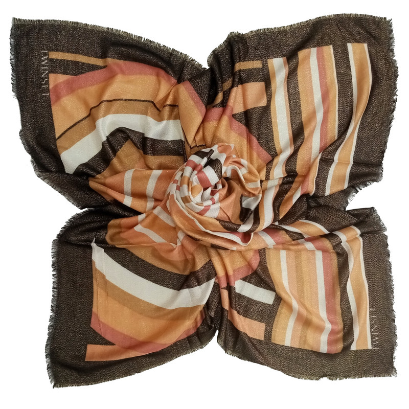 روسری زنانه توئین ست مدل تمام لمه