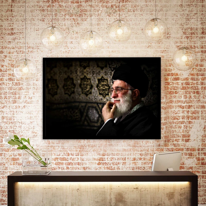 تابلو بکلیت طرح ایت الله خامنه ای (مدظله العالی) مدل B9080