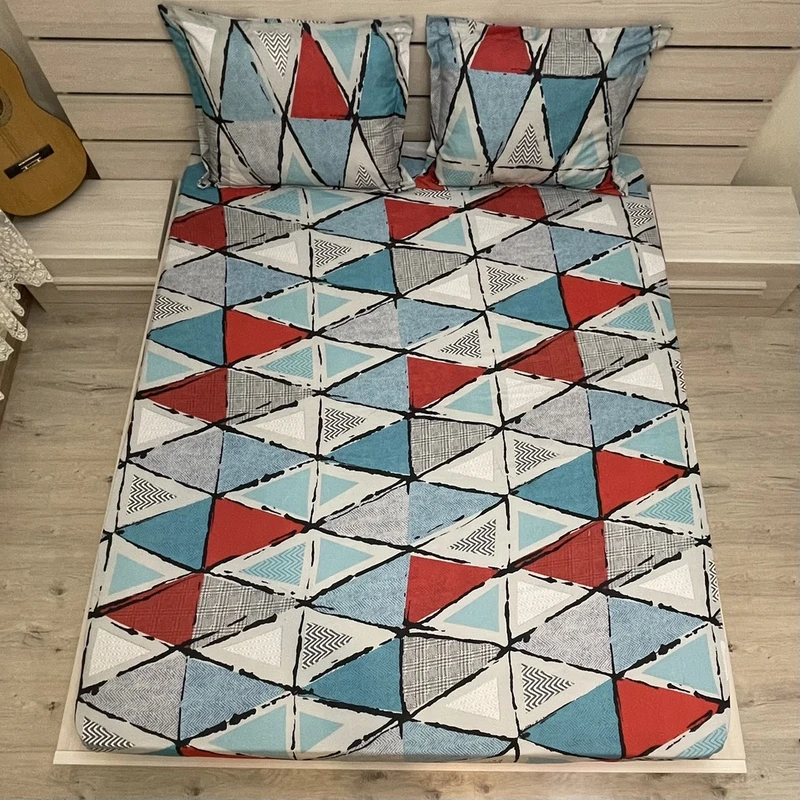 سرویس ملحفه مدل اسپرت دو نفره سه تکه