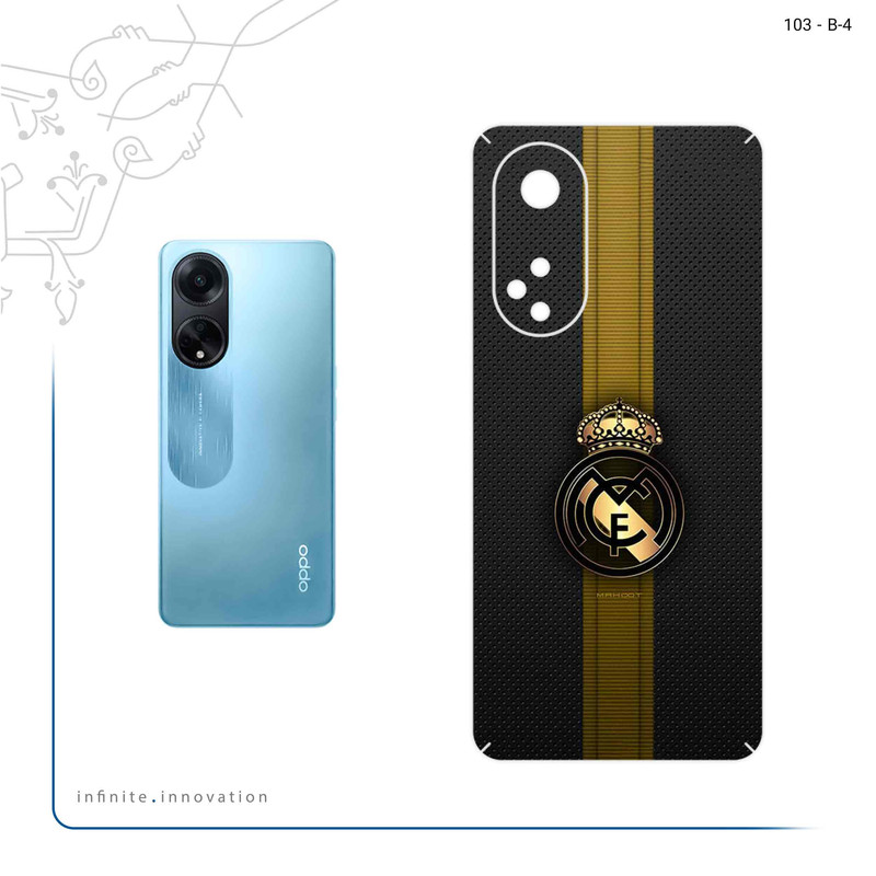 برچسب پوششی ماهوت مدل Real_Madrid_2 مناسب برای گوشی موبایل اپو A98