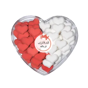 قند طرح قلب در دانه - 200 گرم
