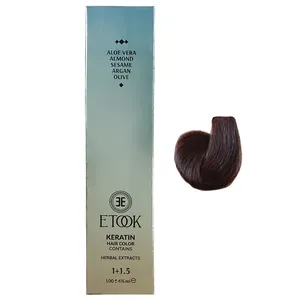 رنگ مو ایتوک شماره 4.8 حجم 100 میلی لیتر رنگ قهوه‌ای شکلاتی تیره