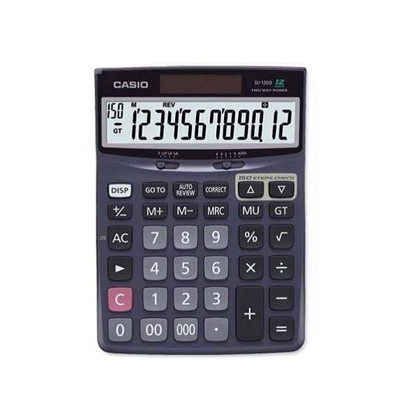 ماشین حساب کاسیو مدل دی جی کد 120 ماشین حساب کاسیو مدل دی جی کد 120