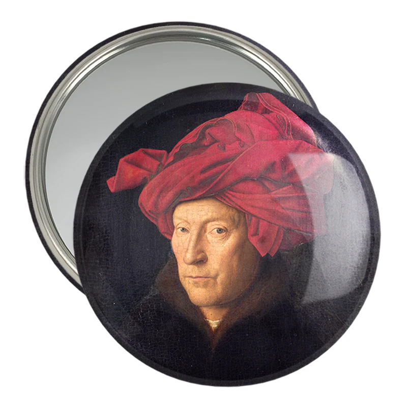 آینه جیبی خندالو مدل پرتره یک مرد وان آیک کد 37129