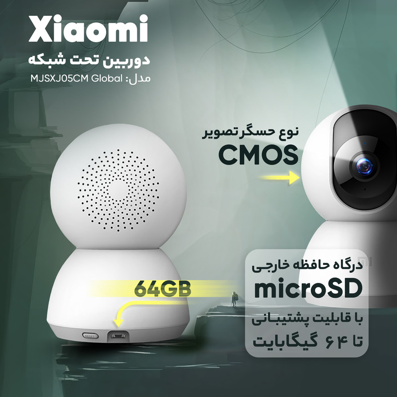 قیمت و خرید دوربین تحت شبکه شیائومی مدل MJSXJ05CM Global