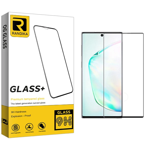 محافظ صفحه نمایش شیشه ای راندیکا مدل RK FLGL مناسب برای گوشی موبایل سامسونگ Galaxy Note 10