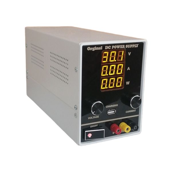 منبع تغذیه الکتریکی 30 ولت 10 آمپر مدل STX-3010 