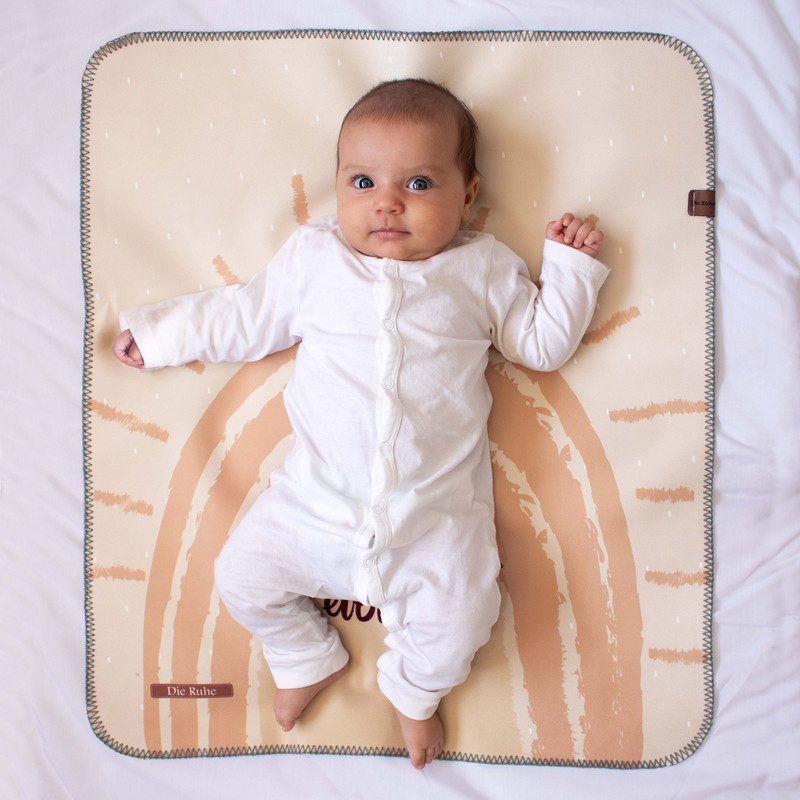 زیرانداز تعویض نوزاد دی روحه مدل خورشید