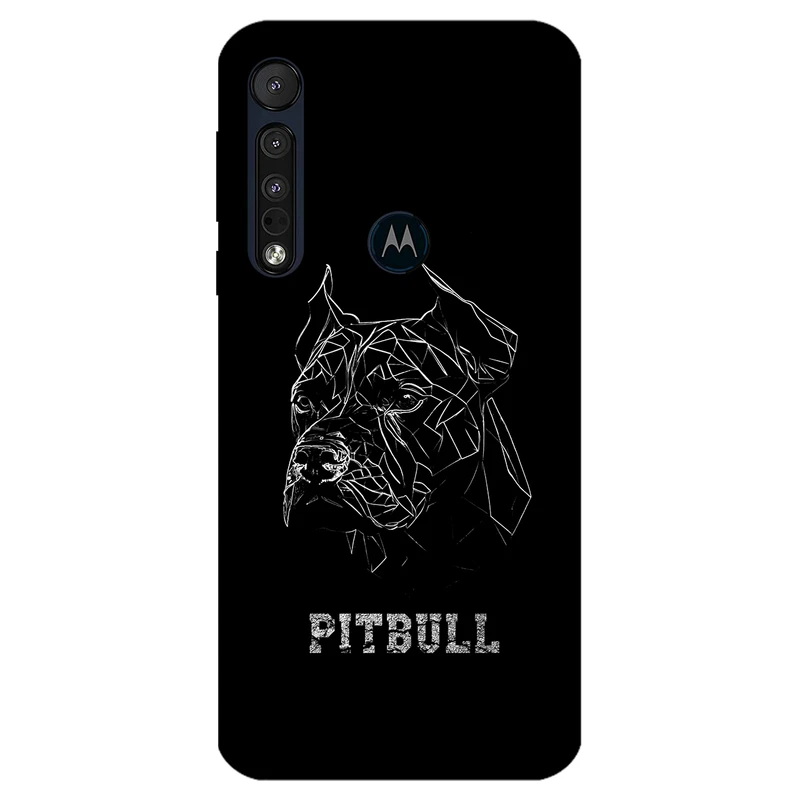 کاور مگافون طرح پیتبول مدل 1883 مناسب برای گوشی موبایل موتورولا Moto One Macro / Moto G8 Play