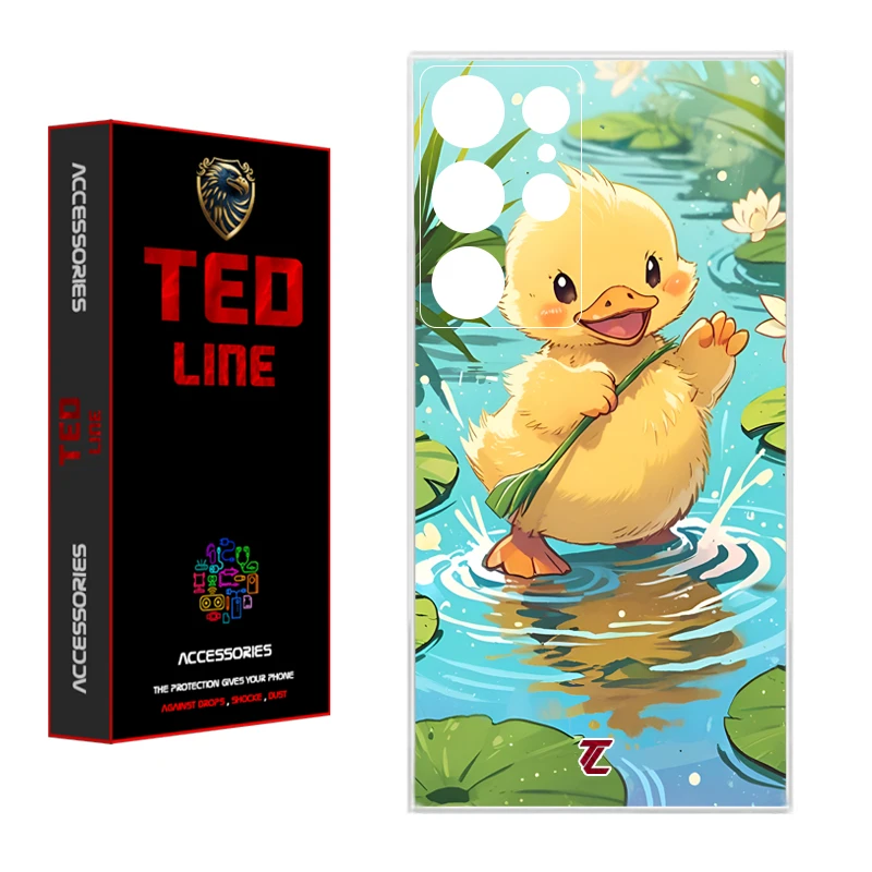 کاور تدلاین طرح اردک کد 1185 مناسب برای گوشی موبایل سامسونگ Galaxy S21 Ultra