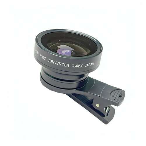 کیت لنز کلیپسی موبایل مدل fish eye کد 0.42X 37mm