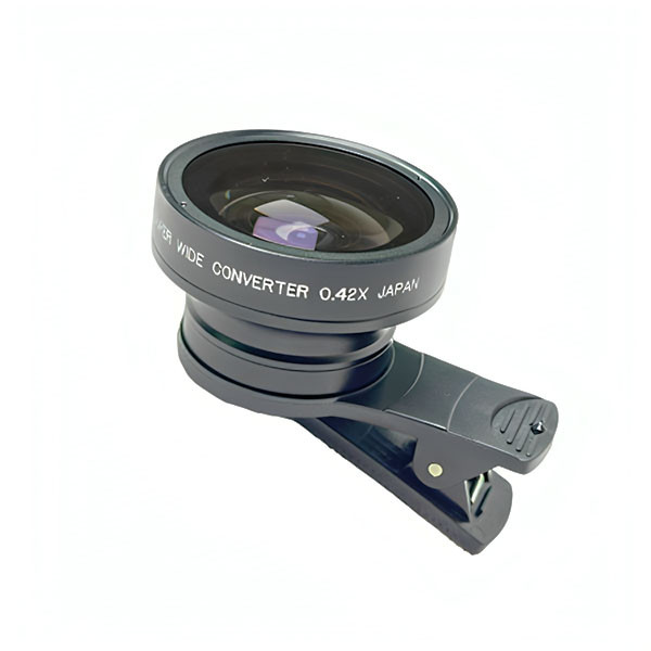 کیت لنز کلیپسی موبایل مدل fish eye کد 0.42X 37mm