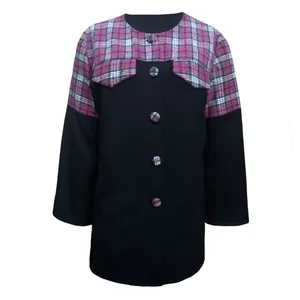 مانتو زنانه مدل چهارخانه 05