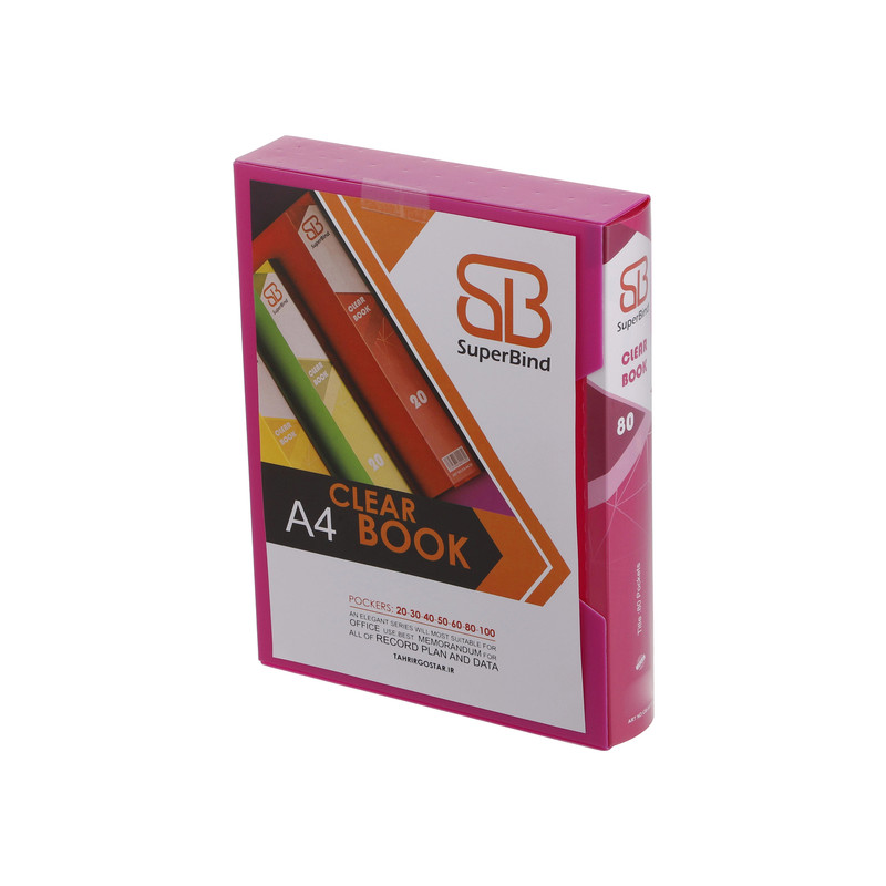 کلر بوک سوپر بایند مدل الوان قاب دار کد CB-A4-80