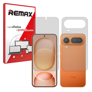 Remax Transparent Screen Protector Full Screen Model Suitable for Honor Magic8 Pro Air Mobile Phone along with the back protector