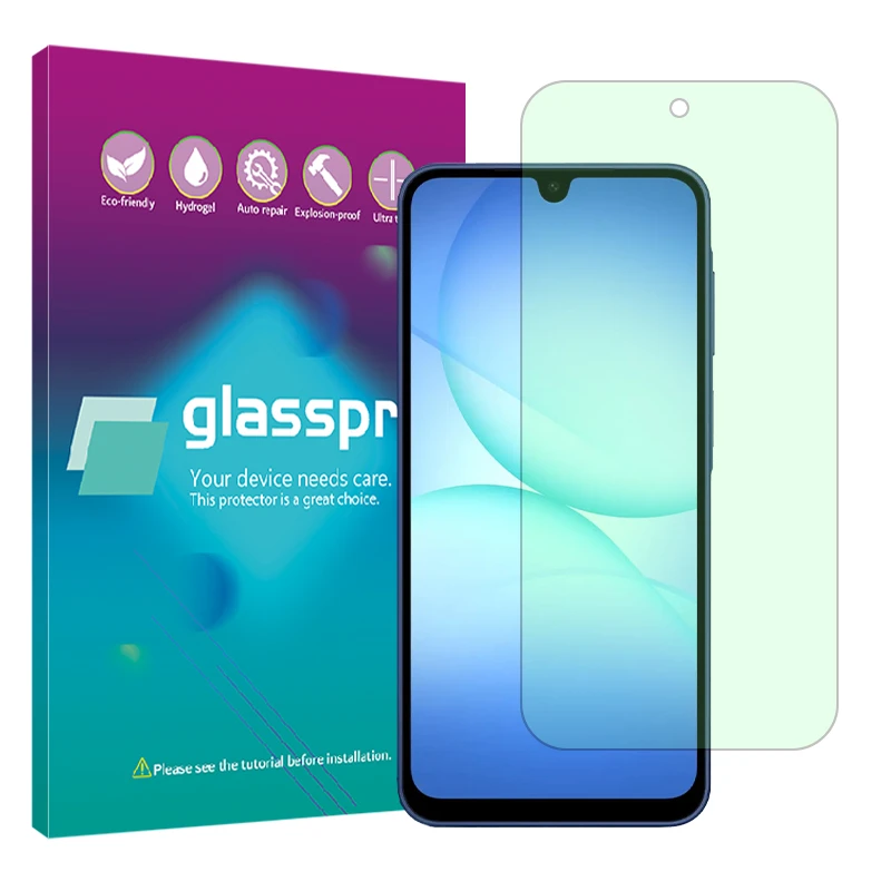 محافظ صفحه نمایش حفاظت از نور سبز گلس پرو مدل Eye Care مناسب برای گوشی موبایل سامسونگ Galaxy A17