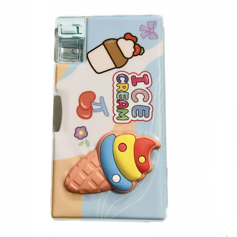 جامدادی مدل آهن ربایی اسکویشی طرح بستنی کد B L O