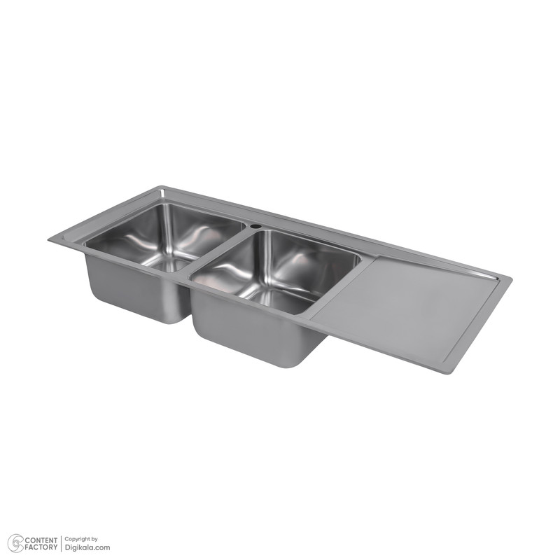 سینک ظرفشویی استیل بیمکث مدل 843 توکار