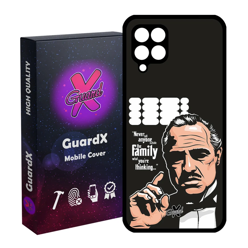 کاور گارد ایکس طرح God Father مدل Glass10197 مناسب برای گوشی موبایل سامسونگ Galaxy A12