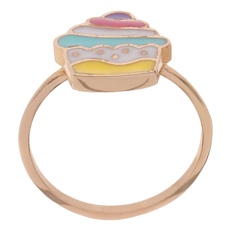 انگشتر طلا 18 عیار دخترانه میو گلد مدل R1375-45