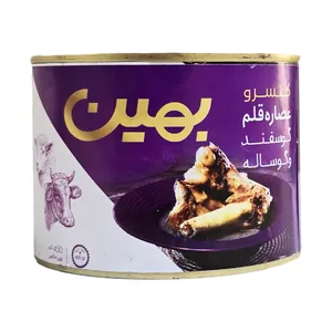 کنسرو عصاره قلم گوسفند و گوساله بهین - 450 گرم