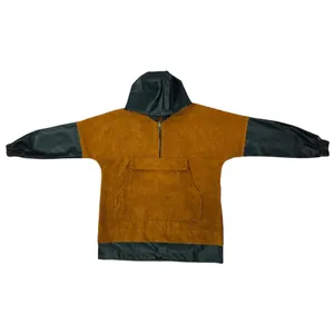 هودی زنانه مدل مخمل کبریتی 10333-4 رنگ قهوه ای