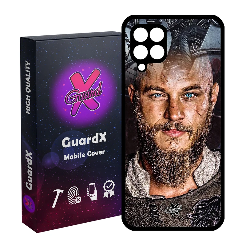 کاور گارد ایکس طرح Vikings مدل Glass10240 مناسب برای گوشی موبایل سامسونگ Galaxy A12