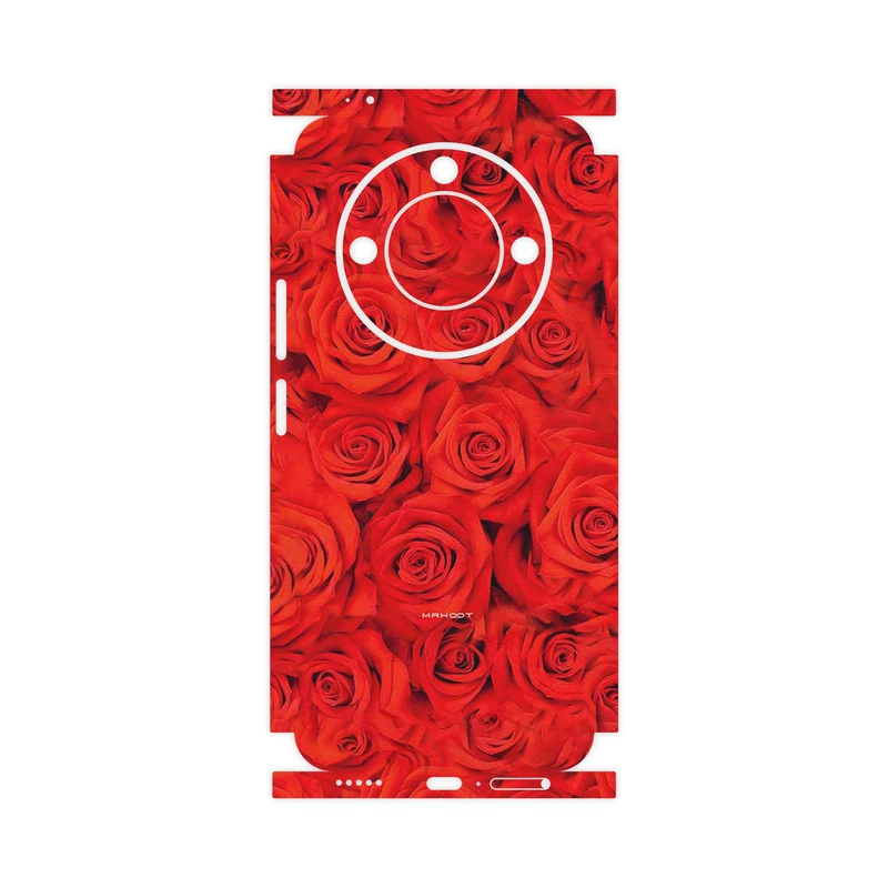 برچسب پوششی ماهوت مدل Red_Flower-FullSkin مناسب برای گوشی موبایل آنر X9c Smart