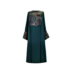 مانتو زنانه مدل عبایی جواهردوزی