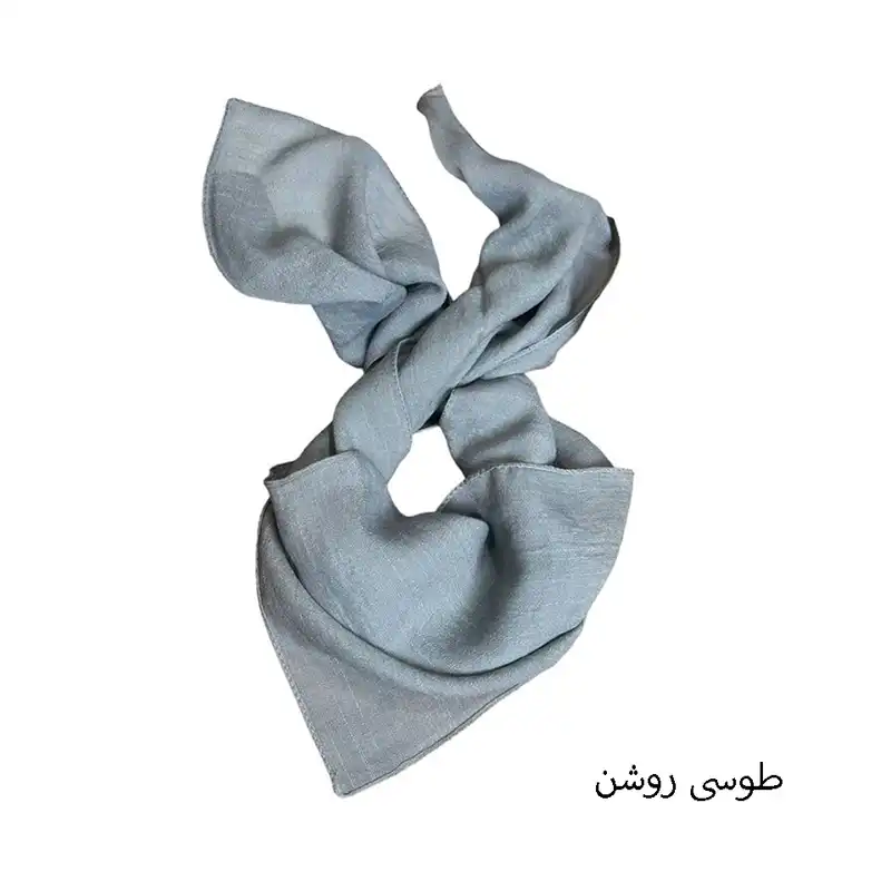 روسری زنانه مدل مینی قواره کوچک نخی ساده