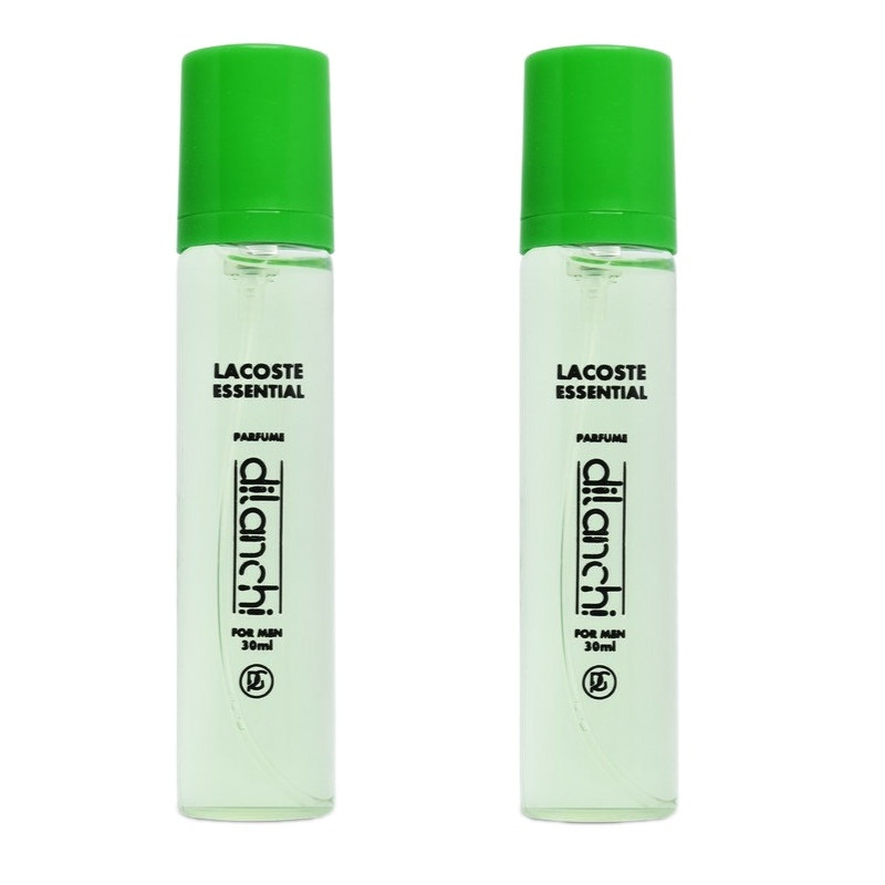 عطر جیبی مردانه دیلانچی مدل Lacoste Essential حجم 30 میلی لیتر بسته دو عددی