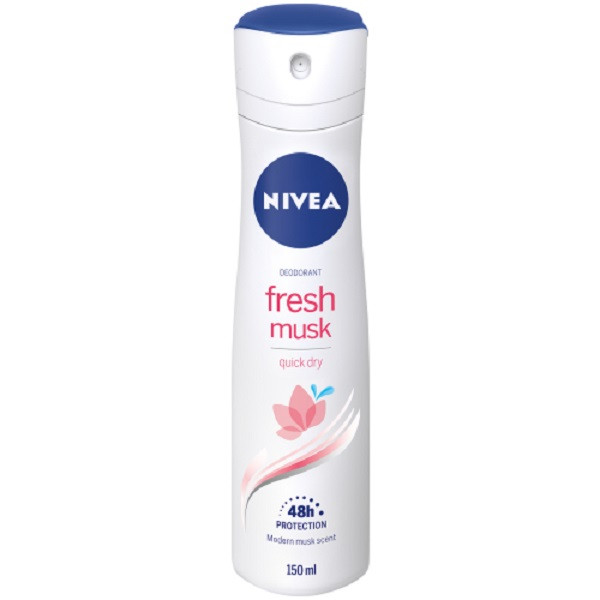 اسپری ضد تعریق زنانه نیوآ مدل FRESH MUSK حجم 150 میلی لیتر اسپری ضد تعریق زنانه نیوآ مدل FRESH MUSK حجم 150 میلی لیتر