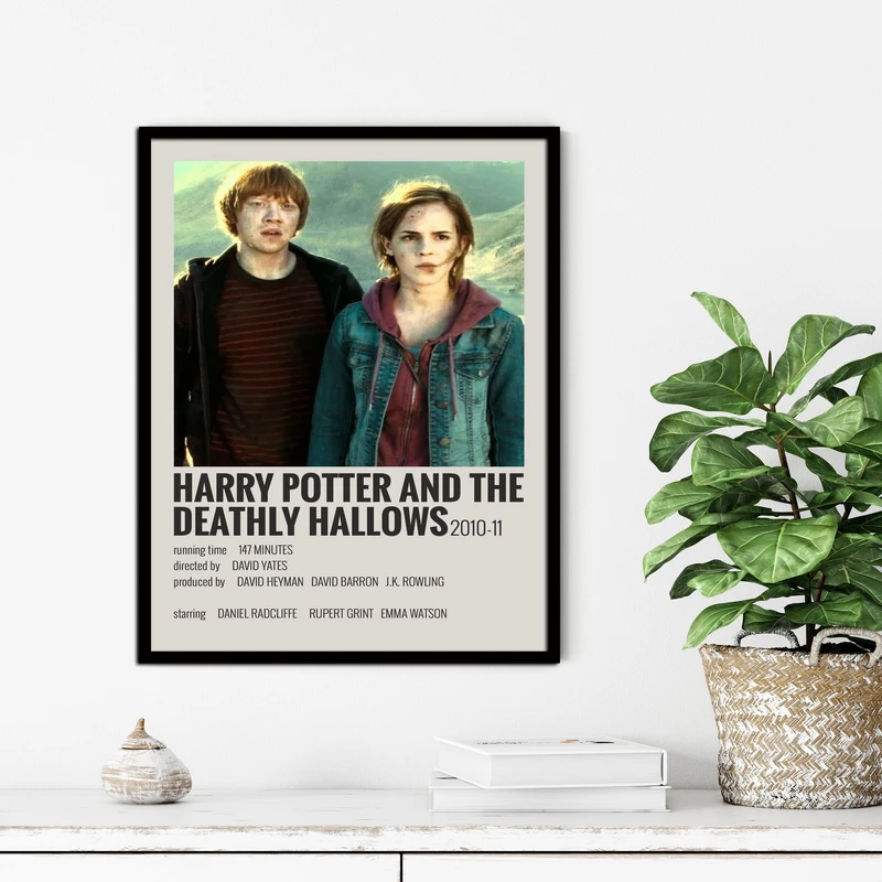تابلو آتریسا طرح پوستر فیلم Harry Potter and the Deathly Hallows مدل ATM775