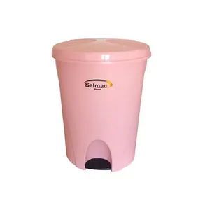 سطل زباله پدالی پلاستیک سلمان مدل L380