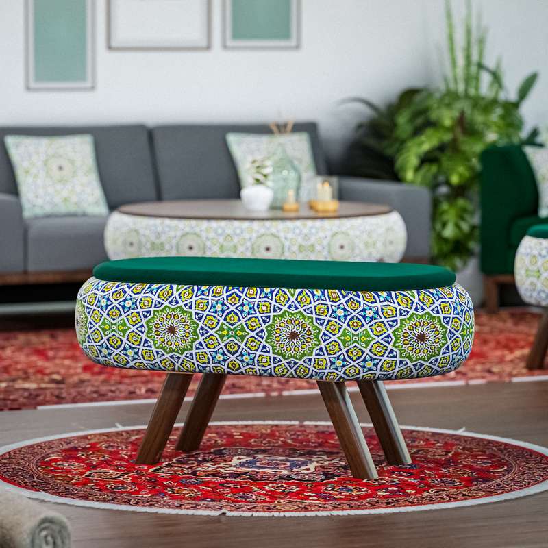 پاف مدل نیمکتی کد AK-67 90 پاف مدل نیمکتی کد AK-67 90