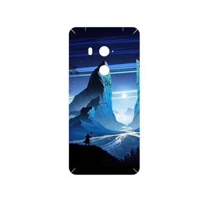 MAHOOT Blue Mountains Digital Art Cover Sticker for HTC U11 Eyes