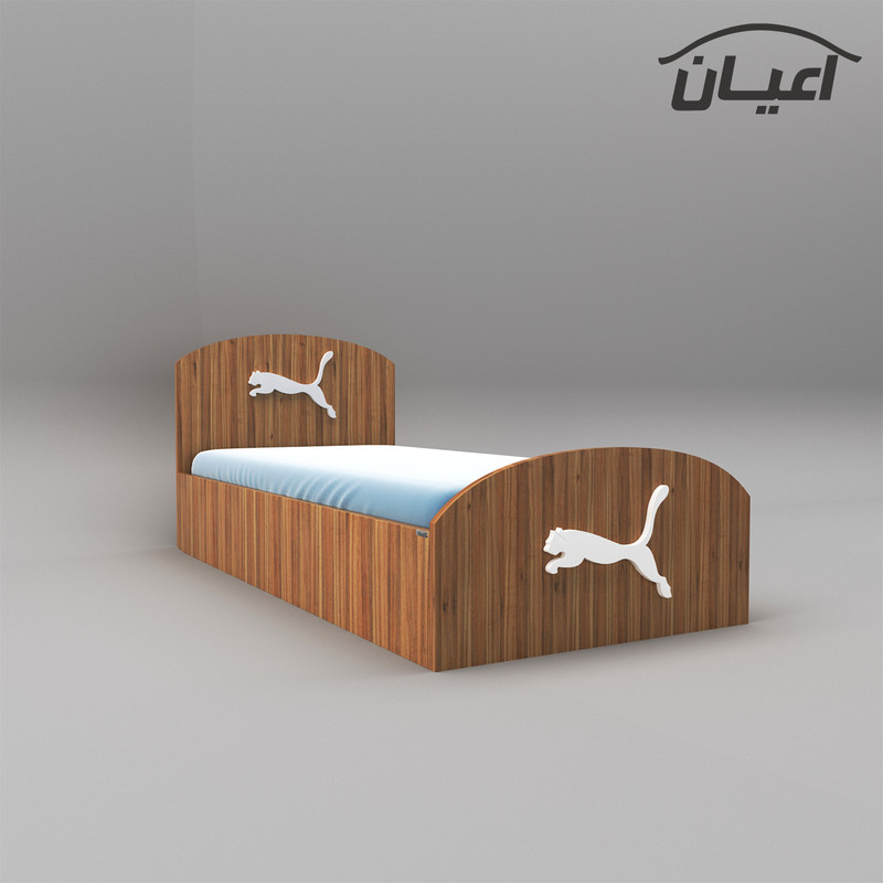 تخت خواب یک نفره اعیان مدل FH459 طرح اسپرت سایز 200×90 سانتی متر