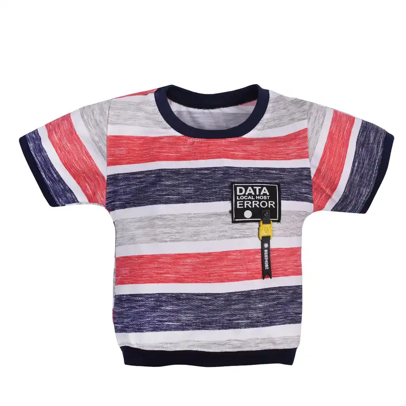 تی شرت آستین کوتاه پسرانه مدل 103 مجموعه 2 عددی