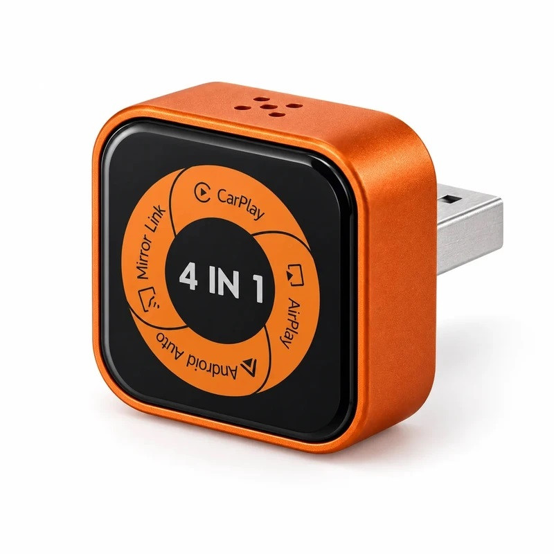 دانگل USB چهار کاره Android Auto .CarPlay.Miracast.AirPlay مدل Mini Ultra 6 