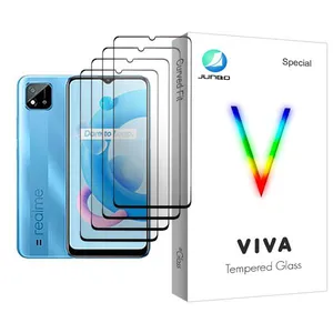 Junbo Viva Glass MIX004 Screen Protector For Realme C20A Pack Of 4
