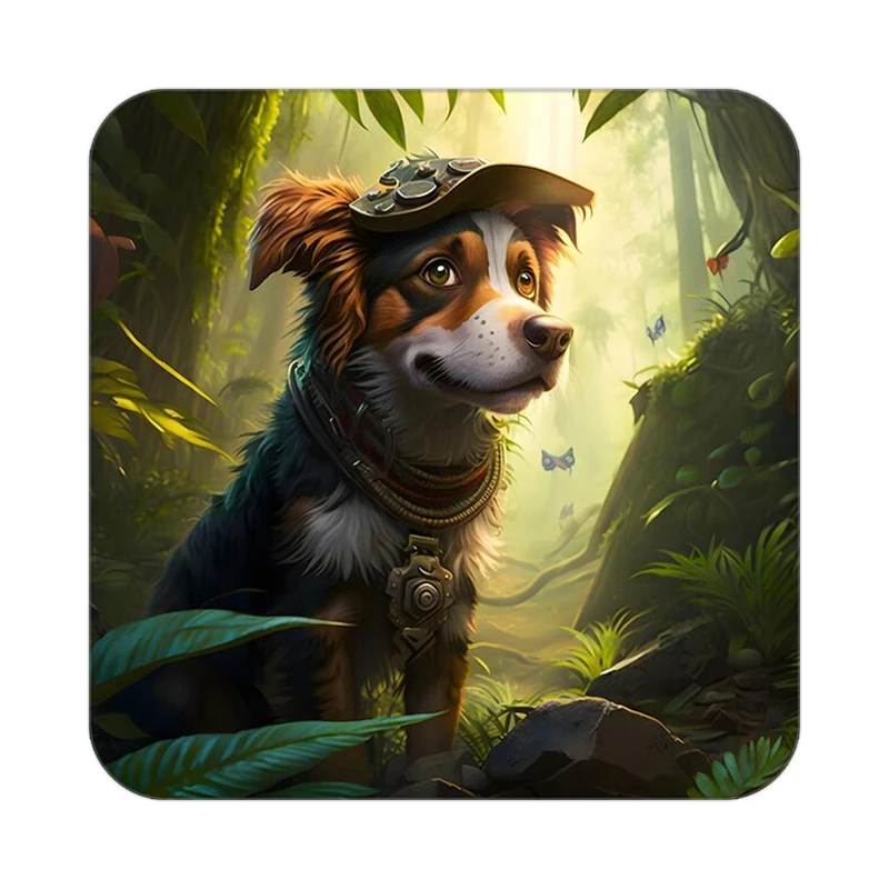 زیر لیوانی کاکتی طرح حیوانات کارتونی مدل mp28670