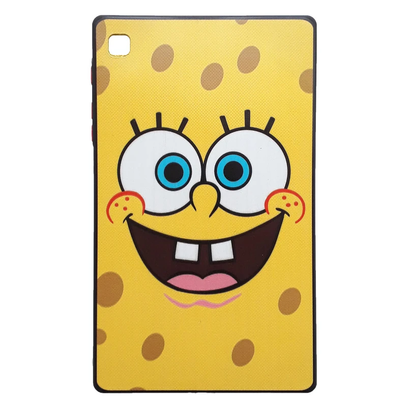 کاور طرح باب اسفنجی کد TB261 مناسب برای تبلت سامسونگ Galaxy Tab A7 Lite SM-T225
