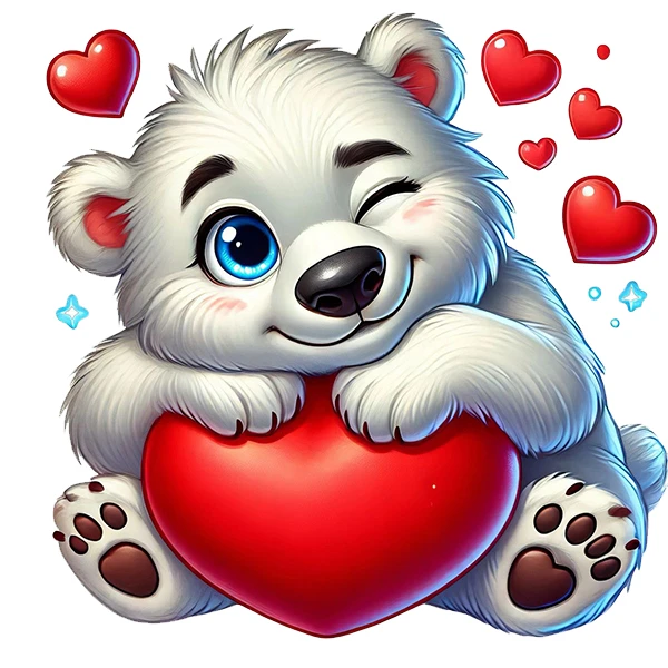  استیکر پارچه و لباس پاد آفرین طرح خرسی کد 2951