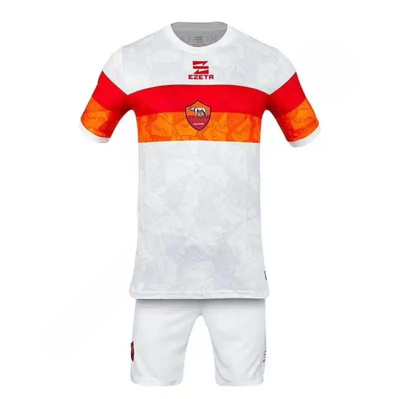 ست تی شرت آستین کوتاه و شلوارک ورزشی مردانه مدل فوتبال هواداری کانسپت آ اس رم