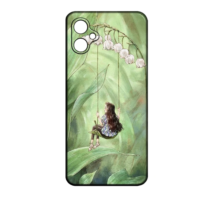 کاور طرح دخترانه کد 258 مناسب برای گوشی موبایل سامسونگ Galaxy A05