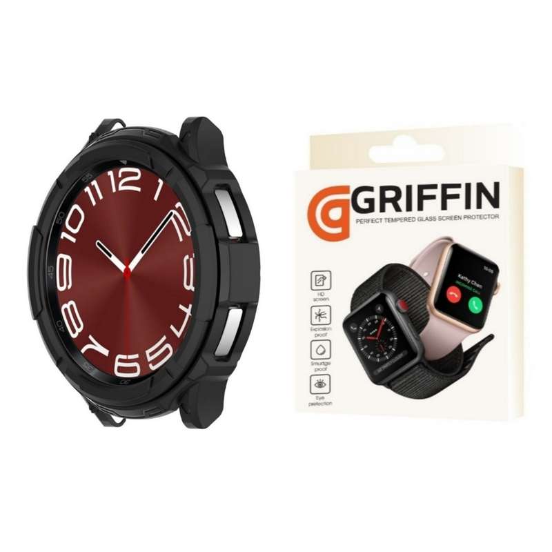 کاور گریفین مدل Armor مناسب برای ساعت هوشمند سامسونگ Galaxy Watch6 Classic 43mm