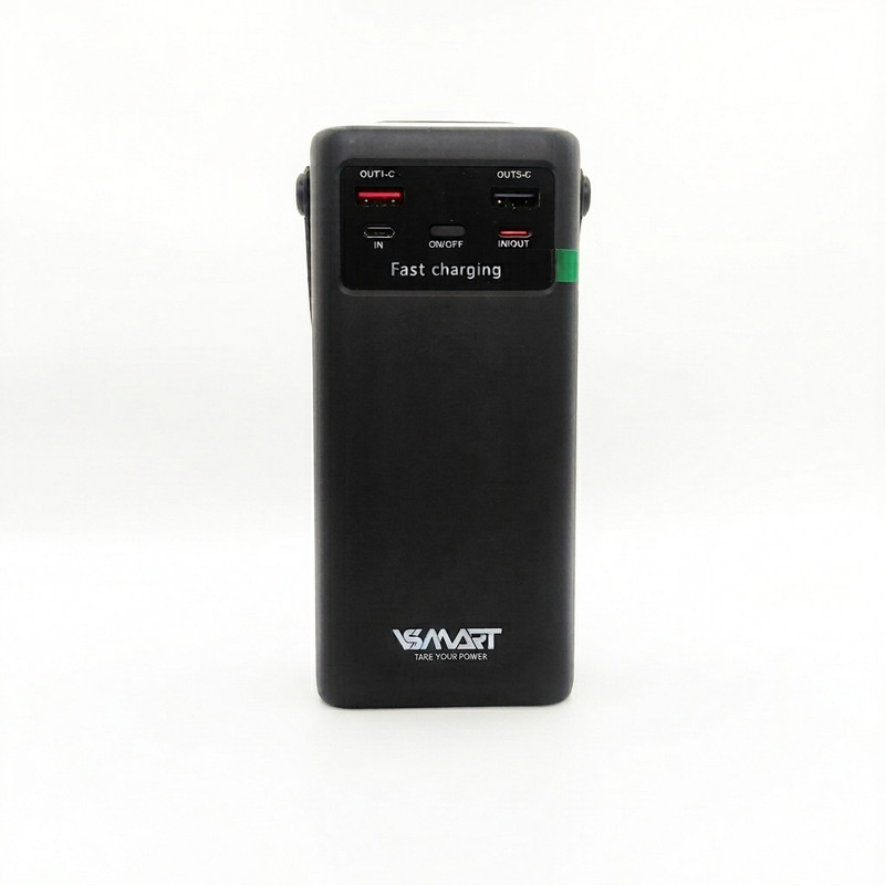 پاوربانک 22.5 وات وی اسمارت مدل VS-539 ظرفیت 30000 میلی‌آمپر‌ساعت به همراه سه کابل Micro USB، USB-C و لایتنینگ