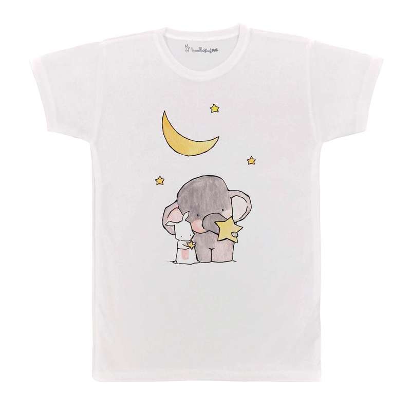 تی شرت بچگانه پرمانه طرح cute کد pmt.2274