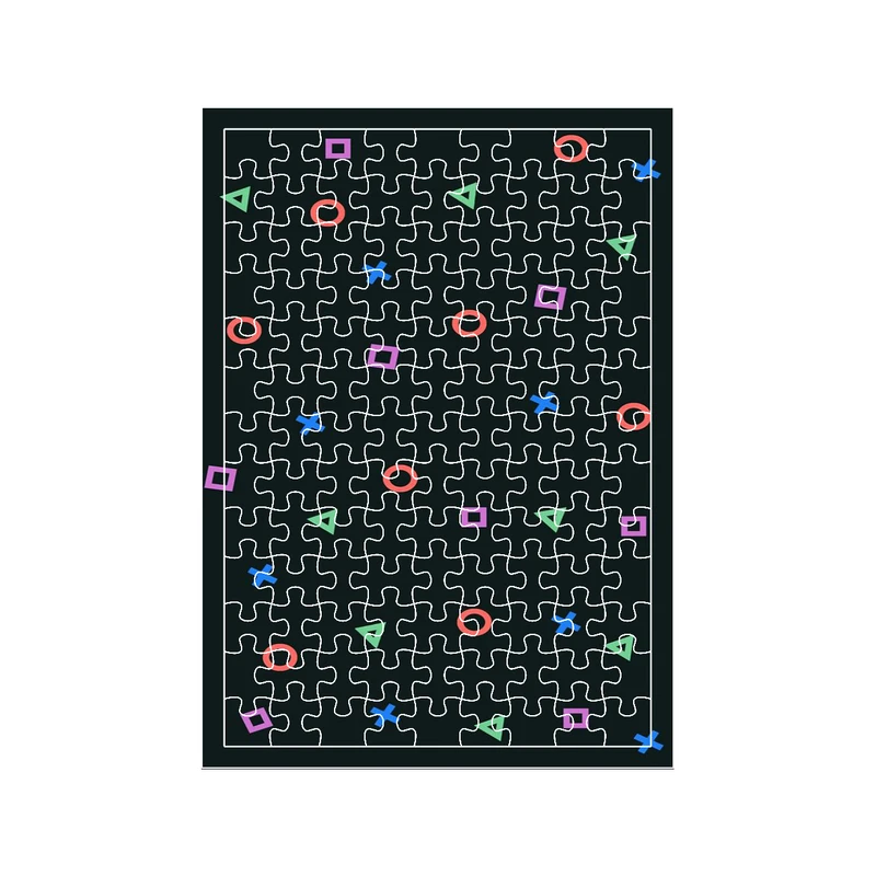 پازل 117 تکه مدل علامتهای دسته بازی کد 110